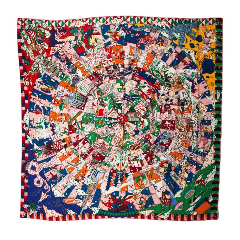 L'epopee d'hermes Cashmere Silk 140'
